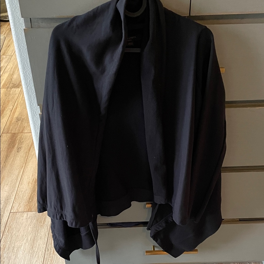 All Saints Dark Cape Jacket